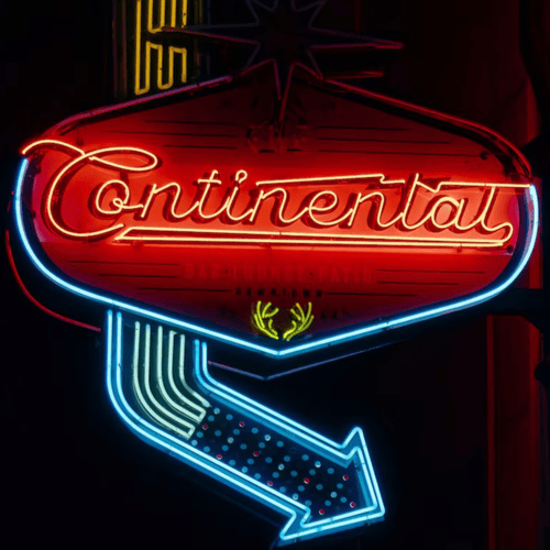 Continental Bar Sign